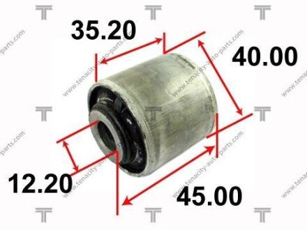 Сайлентблок рычага nissan (01-) g35 TENACITY AAMNI1039
