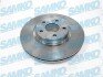 Диск тормозной (передний) Ford C-Max/Kuga 07-/Transit Connect 13- (300x25) (с покрытием)(вентил.) SAMKO F1012VR (фото 1)