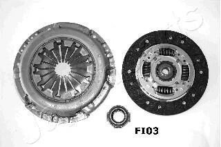 Комплект зчеплення Fiat Bravo/Punto 1.4 04- (d=200mm) (+вижимний) JAPANPARTS KFFI03