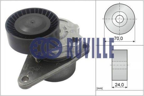Ролик генератора натяжной 2.5DCI rn Renault Master II 98-10 167506 RUVILLE 55545
