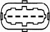 Расходомер воздуха FORD Focus II 04-11, MONDEO IV 07-15, Kuga 08-13, S-MAX 06-15; VOLVO V70 07-16 617710 HELLA 8ET009149-071 (фото 2)