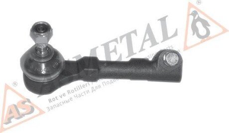 Наконечник рулевой тяги левый RENAULT Kangoo 97-07, Megane 96-03 416597 ASMETAL 17RN5600