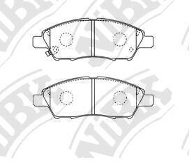 Колодки гальм. NiBK PN0397