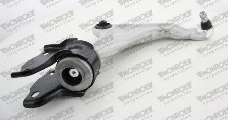 Важіль підвіски передній Прав нижн/поперечний передн (з гумовою прокладкою з опорним / направляючим зєднанням) LAND ROVER DISCOVERY SPORT, RANGE ROVER EVOQUE 2.0-2.2D 06.11- MONROE L17533