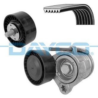 Комплект поликлинових ременів (з роликами) CHEVROLET CAPTIVA, CRUZE, EPICA, LACETTI, NUBIRA OPEL ANTARA A 2.0D 01.05- DAYCO KPV719