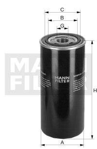 Масляний фільтр (фільтр, що вгвинчується) MANN-FILTER W1110222