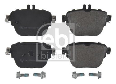 Комплект гальмівних колодок задн (з болтами), MERCEDES CLS (C257), E (A238), E ALL-TERRAIN (S213), E (C238), E T-MODEL (S213), E (W213) 2.0DH-3.0D 01.16- FEBI BILSTEIN 171001
