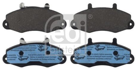 Комплект гальмівних колодок передн, FORD TRANSIT, TRANSIT TOURNEO 2.0-2.9 01.91-12.00 FEBI BILSTEIN 116069