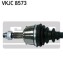 Привідний вал передн Лів 57,2/615мм OPEL ADAM, CORSA D, CORSA D/HATCHBACK, CORSA E, CORSA E/HATCHBACK 1.0-1.4LPG 07.06- SKF VKJC8573 (фото 2)