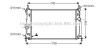Радіатор двигуна MAZDA 3 1.6 12.08-09.14 AVA COOLING MZ2254 (фото 1)