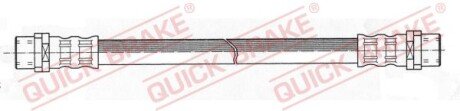 Гальмівний шланг гнучкий задн Лів/Прав (довжина 201мм, M10x1/M10x1) AUDI 80 B4, A4 B5 1.6-2.8 09.91-09.01 QUICK BRAKE 27014