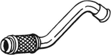 Вихлопна труба передн CITROEN BERLINGO MULTISPACE, BERLINGO/MINIVAN, C4 GRAND PICASSO I, C4 PICASSO I PEUGEOT 5008, PARTNER TEPEE, PARTNER/MINIVAN 1.2/1.6 07.08- BOSAL 700241