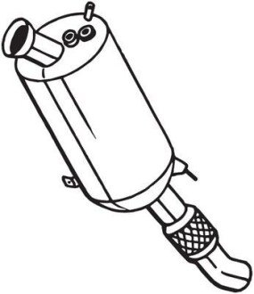 Сажовий фільтр BMW 1 (E81), 1 (E82), 1 (E87), 1 (E88) 2.0D 03.07-12.13 BOSAL 097329