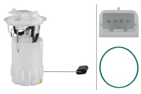 Датчик рівня палива RENAULT GRAND SCENIC II, GRAND SCENIC III, MEGANE II, MEGANE II/KOMBI, SCENIC II 1.5D/1.9D/2.0D 09.02- HELLA 8TF358106811