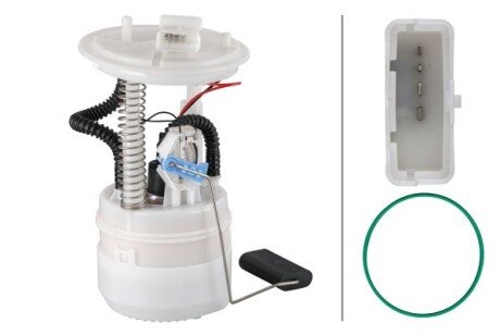 Електричний паливний насос (модуль) OPEL CORSA D, CORSA D/HATCHBACK 1.0-1.4LPG 07.06-08.14 HELLA 8TF358106981