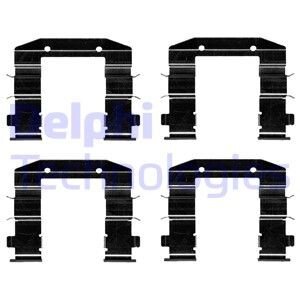 Монтажний набір гальмівних колодок HYUNDAI I40 I, I40 I CW KIA CEED SUZUKI SWIFT IV 1.0-2.0 10.10- Delphi LX0688