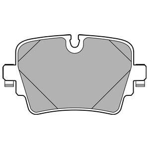Комплект гальмівних колодок задн, JAGUAR F-TYPE, XJ 2.0/3.0/5.0 10.09- Delphi LP2768