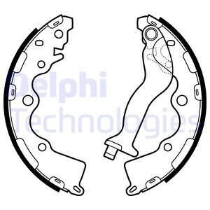 Гальмівна колодка KIA PICANTO II, PICANTO III 1.0/1.0LPG/1.2 05.11- Delphi LS2165