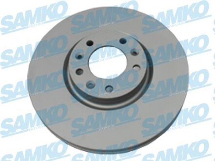 Диск гальмівний (передній) Citroen Picasso II/ Peugeot 308/5008 13- (304x28) (замінено на 92232305) SAMKO C1027VR
