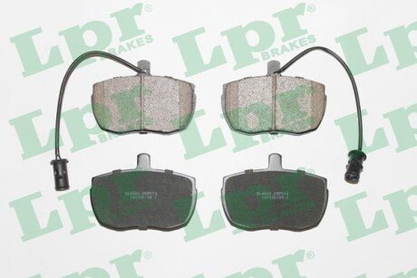 Комплект гальмівних колодок передн, IVECO DAILY II 2.5D/2.8D 01.89-05.99 LPR 05P014