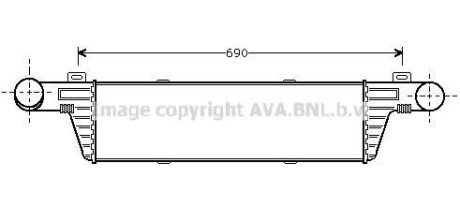 Інтеркулер AVA COOLING MSA4224