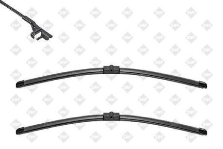 Щітка склоочисника безкаркасна передн із спойлером (2шт) 500мм MERCEDES AMG GT (C190), AMG GT (R190), SLS AMG (C197), SLS AMG (R197) 03.10- SWF 119252