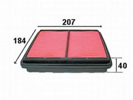 Повітряний фільтр JS ASAKASHI A843J