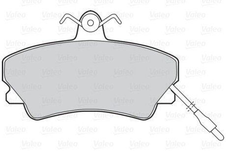 Комплект гальмівних накладок, дискове гальмо FIRST Valeo 302017
