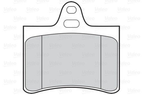 Комплект гальмівних накладок, дискове гальмо FIRST Valeo 302021