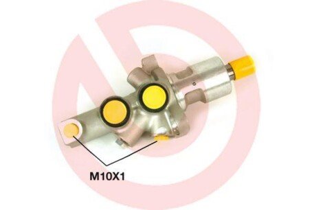 Головний гальмівний циліндр MERCEDES 124 (A124), 124 (C124), 124 T-MODEL (S124), 124 (W124), 190 (W201), C (W202), E (A124), E (C124), E T-MODEL (S124), E (W124), S (W126) 1.8-5.0 04.84-05.00 BREMBO M50004