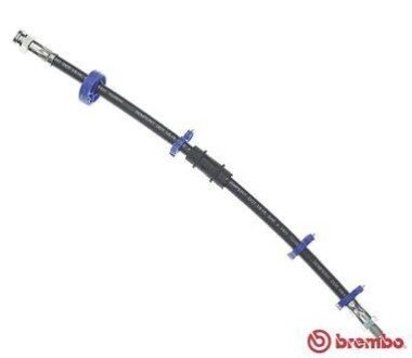 Гальмівний шланг гнучкий передн Лів/Прав (довжина 410мм, M10x1/F10x1) FIAT UNO LANCIA Y10 0.9-1.9D 01.83-06.06 BREMBO T23010