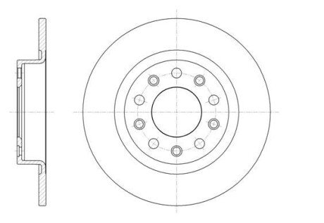 Гальмівний диск REMSA 6144500