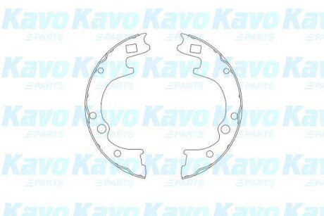 Комплект гальмівних колодок KAVO KBS4401