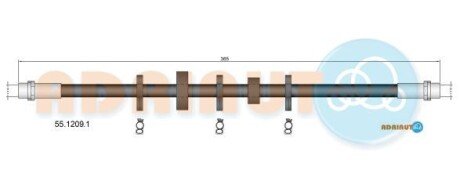 Гальмівний шланг ADRIAUTO 5512091