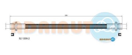 Гальмівний шланг ADRIAUTO 5212092