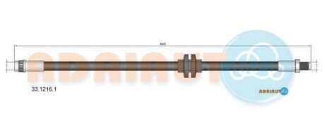 Гальмівний шланг ADRIAUTO 3312161