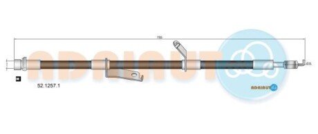 Гальмівний шланг ADRIAUTO 5212571
