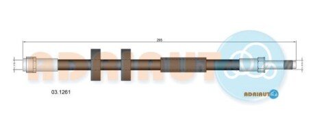 Гальмівний шланг ADRIAUTO 031261