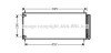 Конденсатор, система кондиціонування повітря AVA COOLING TO5406D (фото 1)