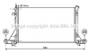 Радіатор, система охолодження двигуна AVA COOLING RT2561 (фото 1)