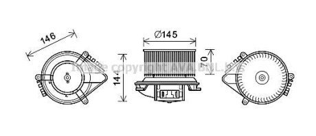 Компресор салону AVA COOLING RT8621