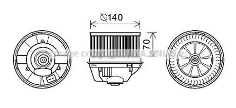 Компресор салону AVA COOLING FD8496