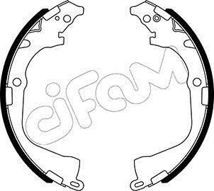 Комплект гальмівних колодок CIFAM 153529