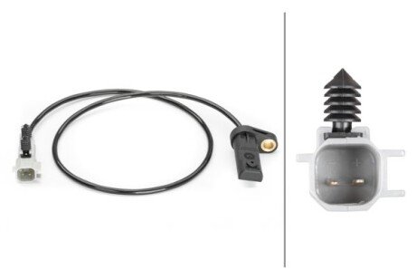 Датчик, кількість обертів колеса HELLA 6PU230040371