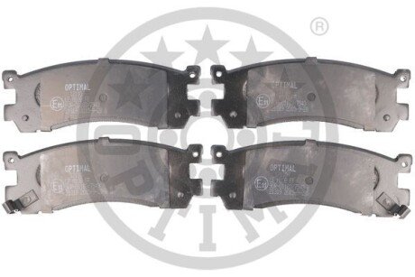 Комплект гальмівних накладок, дискове гальмо Optimal BP12110