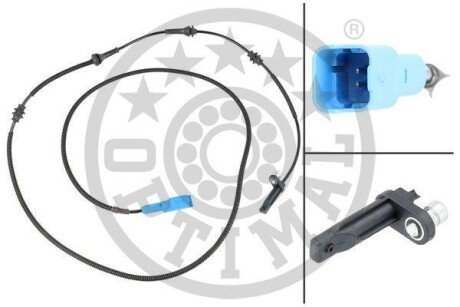 Датчик, кількість обертів колеса Optimal 06S560