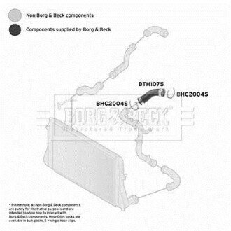 Шлангопровод BORG & BECK BTH1075