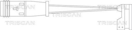 Конт. попер. сигналу, знос гальм. накл. TRISCAN 811510010