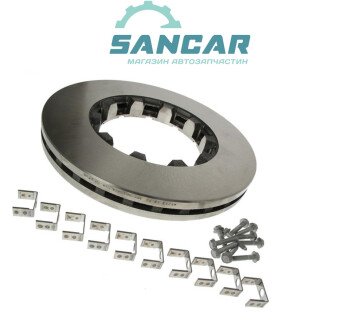 Тормозной диск Евро 3-5, XF/CF с клиньями DAF 713692