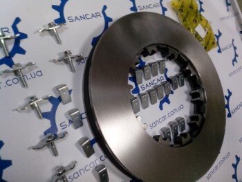 Диск гальмівний (комплектний) DAF 1387439